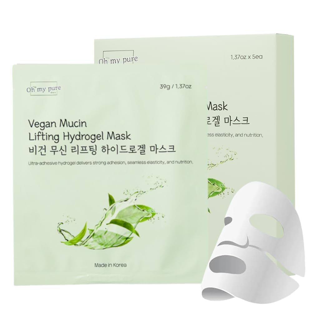 ユウ Amazon.com : Vegan Mucin Lifting Hydrogel Collagen Face Mask